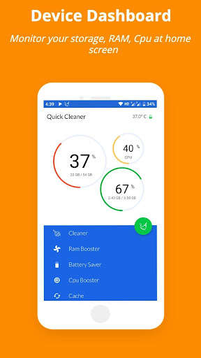 Run android online APK Quick Cleaner - Cleaner & Booster, Memory Cleaner from MyAndroid or emulate Quick Cleaner - Cleaner & Booster, Memory Cleaner using MyAndroid