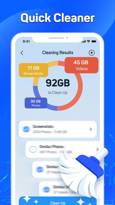 Emulate iPhone app Quick Cleaner : Clean Storage using MyAndroid Emulate iPhone app Quick Cleaner : Clean Storage using MyAndroid