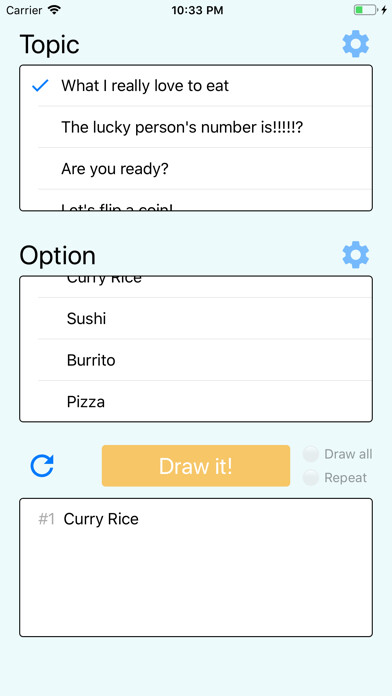 Emulate iPhone app Quick Decision - life is easy using MyAndroid