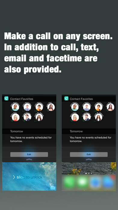Emulate iPhone app QuickDial Plus Widget using MyAndroid