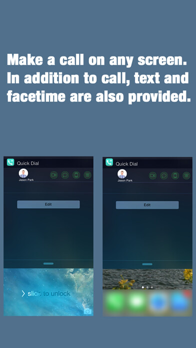 Emulate iPhone app Quick Dial Widget using MyAndroid Emulate iPhone app Quick Dial Widget using MyAndroid