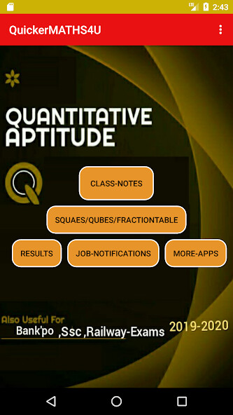 Run android online APK Quickermaths4u from MyAndroid or emulate Quickermaths4u using MyAndroid