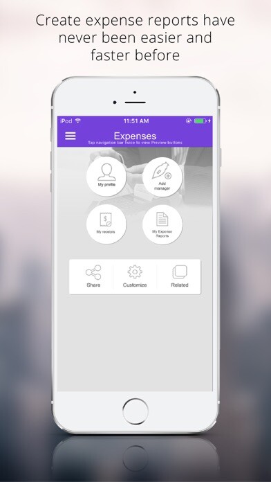 Emulate iPhone app Quick Expense Reporting using MyAndroid Emulate iPhone app Quick Expense Reporting using MyAndroid