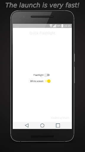 Run android online APK Quick Flashlight from MyAndroid or emulate Quick Flashlight using MyAndroid