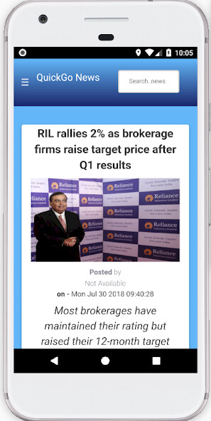 Run android online APK QuickGo News from MyAndroid or emulate QuickGo News using MyAndroid