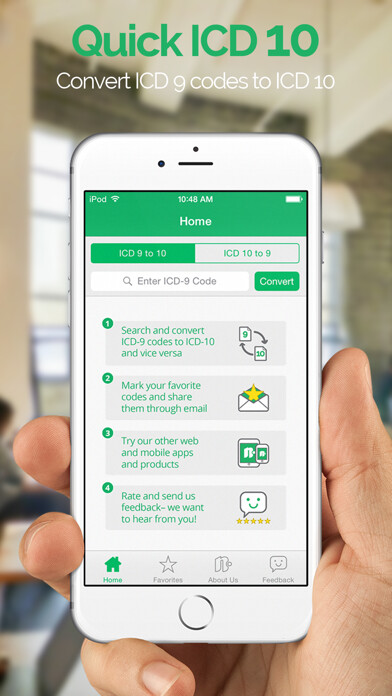 Emulate iPhone app Quick ICD 10 using MyAndroid Emulate iPhone app Quick ICD 10 using MyAndroid