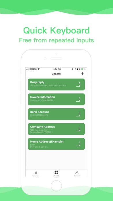 Emulate iPhone app Quick Keyboard-Easy Input using MyAndroid