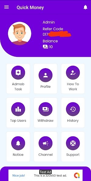 Run android online APK Quick Money from MyAndroid or emulate Quick Money using MyAndroid