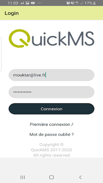 Run android online APK QuickMS from MyAndroid or emulate QuickMS using MyAndroid
