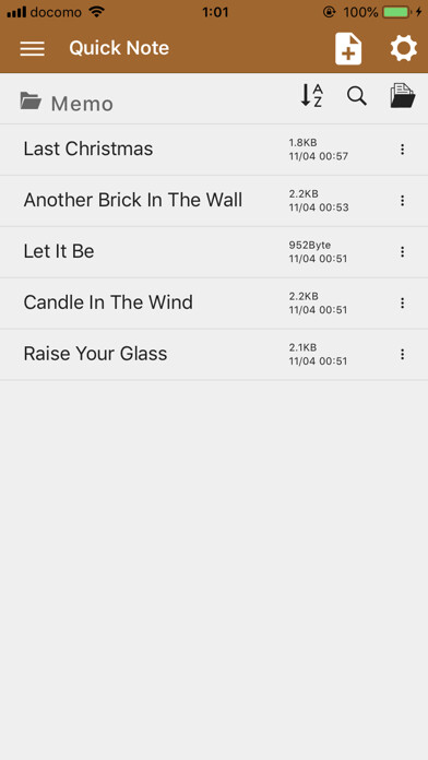 Emulate iPhone app Quick Note - Memo, ToDo, Diary using MyAndroid Emulate iPhone app Quick Note - Memo, ToDo, Diary using MyAndroid