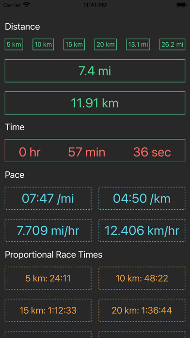 Emulate iPhone app Quick Pace Calc using MyAndroid Emulate iPhone app Quick Pace Calc using MyAndroid