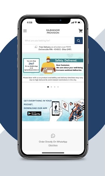 Run android online APK Quick Pantry (formerly Rajmandir Provision) from MyAndroid or emulate Quick Pantry (formerly Rajmandir Provision) using MyAndroid
