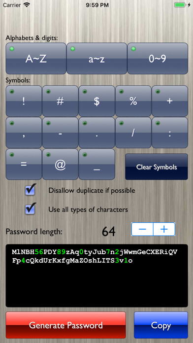 Emulate iPhone app Quick Password Maker using MyAndroid Emulate iPhone app Quick Password Maker using MyAndroid