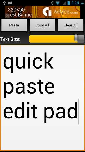 Run android online APK Quick Paste Edit Pad from MyAndroid or emulate Quick Paste Edit Pad using MyAndroid Run android online APK Quick Paste Edit Pad from MyAndroid or emulate Quick Paste Edit Pad using MyAndroid