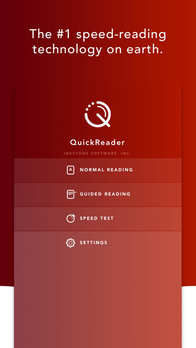 Emulate iPhone app QuickReader - Speed Reading using MyAndroid Emulate iPhone app QuickReader - Speed Reading using MyAndroid