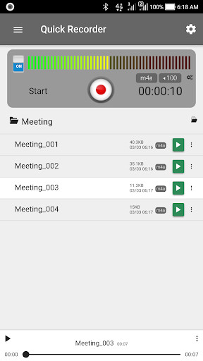 Run android online APK Quick Recorder - Voice Memo from MyAndroid or emulate Quick Recorder - Voice Memo using MyAndroid