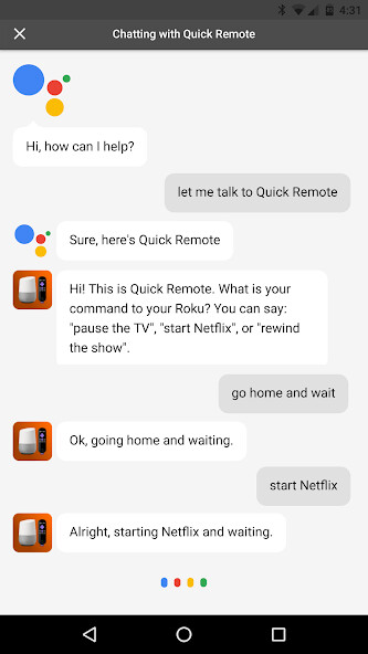 Run android online APK Quick Remote for Google Home/Assistant Roku from MyAndroid or emulate Quick Remote for Google Home/Assistant Roku using MyAndroid Run android online APK Quick Remote for Google Home/Assistant Roku from MyAndroid or emulate Quick Remote for Google Home/Assistant Roku using MyAndroid