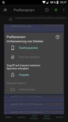 Run android online APK Quick Renamer - rename multiple files from MyAndroid or emulate Quick Renamer - rename multiple files using MyAndroid Run android online APK Quick Renamer - rename multiple files from MyAndroid or emulate Quick Renamer - rename multiple files using MyAndroid