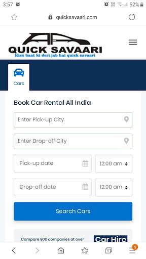 Run android online APK Quick Savaari - Outstation & Local Car Rentals from MyAndroid or emulate Quick Savaari - Outstation & Local Car Rentals using MyAndroid Run android online APK Quick Savaari - Outstation & Local Car Rentals from MyAndroid or emulate Quick Savaari - Outstation & Local Car Rentals using MyAndroid