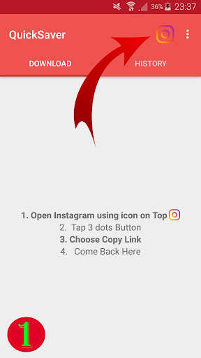 Emulate Android APK QuickSave  Repost  - Photo/Video for Instagram