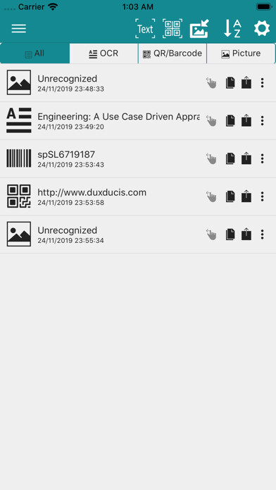 Emulate iPhone app Quick Scanner - OCR QR Barcode using MyAndroid Emulate iPhone app Quick Scanner - OCR QR Barcode using MyAndroid