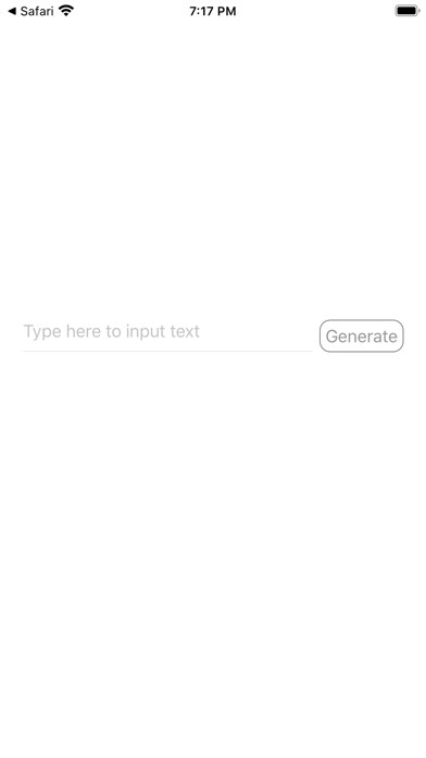 Emulate iPhone app QuickshaRe - Share via QR Code using MyAndroid