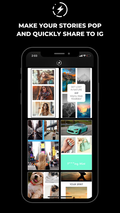 Emulate iPhone app Quick Story Creator using MyAndroid