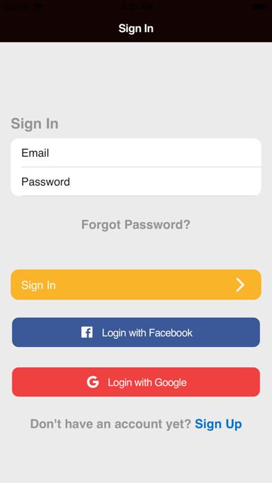 Emulate iPhone app Quick Tax Invoice using MyAndroid