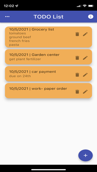 Emulate iPhone app Quick-TODO! using MyAndroid