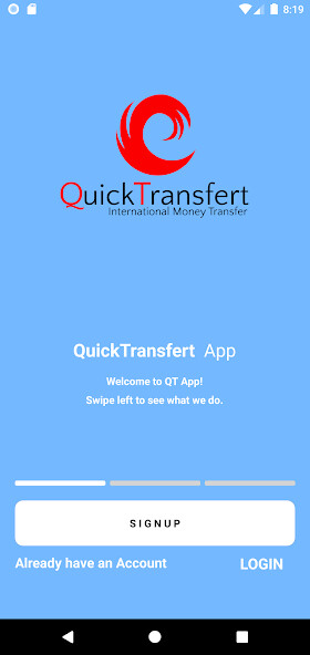 Run android online APK Quick Transfert from MyAndroid or emulate Quick Transfert using MyAndroid