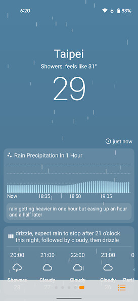Run android online APK QuickWeather from MyAndroid or emulate QuickWeather using MyAndroid