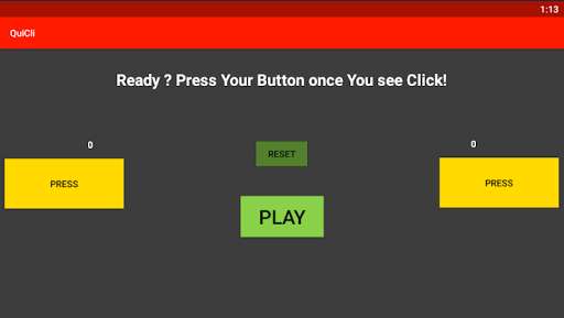 Run android online APK QuiCli - 2 Players Reflex Game from MyAndroid or emulate QuiCli - 2 Players Reflex Game using MyAndroid