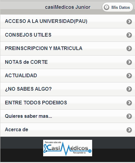 Run android online APK Quiero Estudiar Medicina from MyAndroid or emulate Quiero Estudiar Medicina using MyAndroid