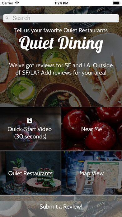 Emulate iPhone app Quiet Dining using MyAndroid Emulate iPhone app Quiet Dining using MyAndroid
