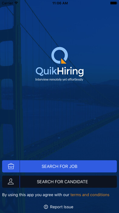 Emulate iPhone app QuikHiring Job Search Video CV using MyAndroid Emulate iPhone app QuikHiring Job Search Video CV using MyAndroid