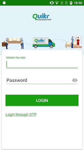 Emulate Android APK Quikr Logistics