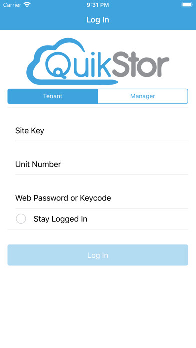 Emulate iPhone app QuikStor Cloud using MyAndroid