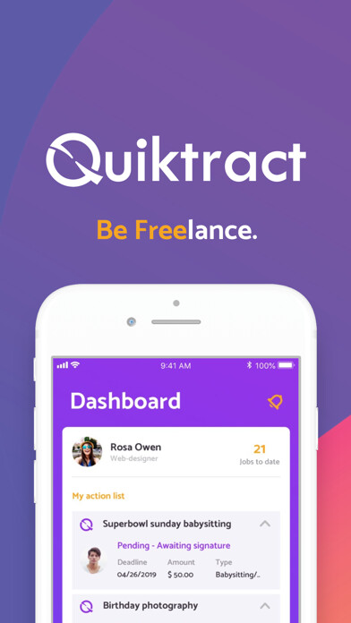 Emulate iPhone app Quiktract - Freelancer Tools using MyAndroid Emulate iPhone app Quiktract - Freelancer Tools using MyAndroid
