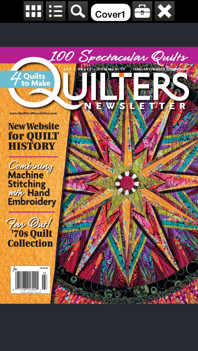 Emulate iPhone app Quilters Newsletter Magazine using MyAndroid Emulate iPhone app Quilters Newsletter Magazine using MyAndroid