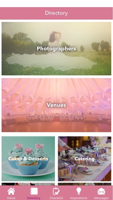Emulate iPhone app Quinceanera.com Party Planning App using MyAndroid