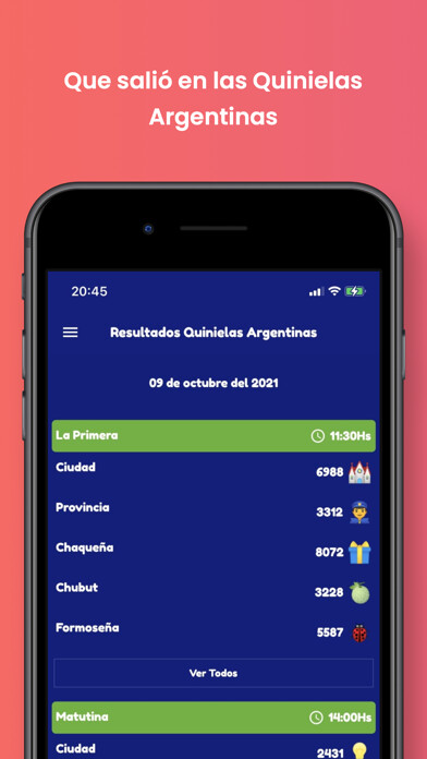 Run android online APK Quinielas Argentinas from MyAndroid or emulate Quinielas Argentinas using MyAndroid