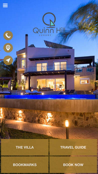 Emulate iPhone app Quinn Hill Villa using MyAndroid