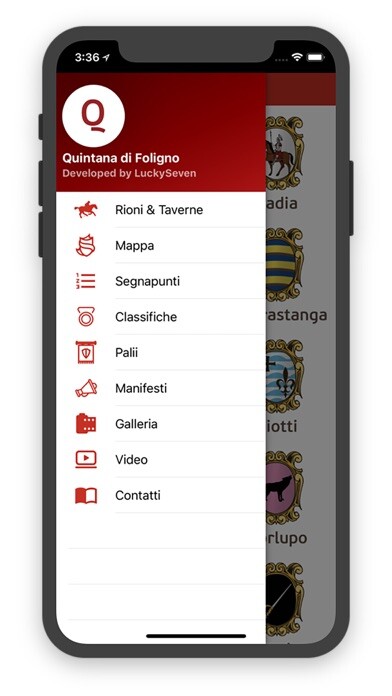 Emulate iPhone app Quintana di Foligno using MyAndroid Emulate iPhone app Quintana di Foligno using MyAndroid