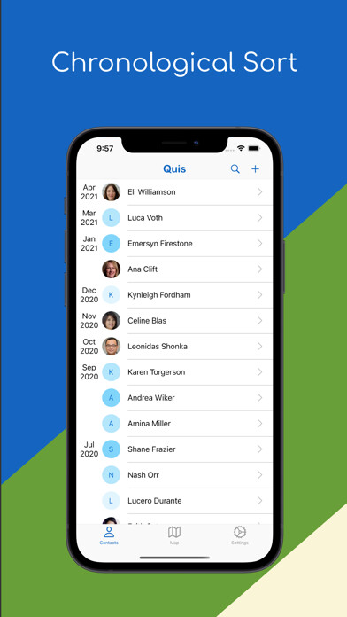 Emulate iPhone app Quis Contacts using MyAndroid