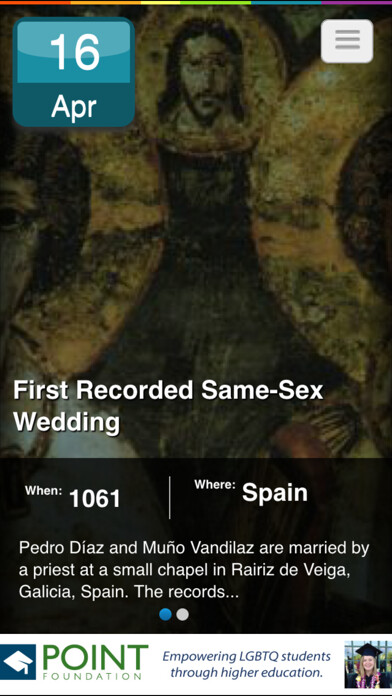 Emulate iPhone app Quist - Today in LGBTQ History using MyAndroid Emulate iPhone app Quist - Today in LGBTQ History using MyAndroid