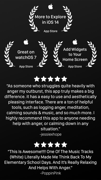 Emulate iPhone app Quit Anger: Anger Management using MyAndroid