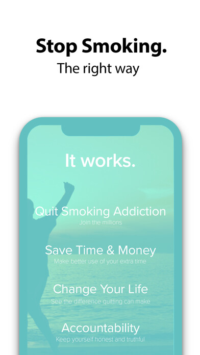 Emulate iPhone app Quit Cigs, Smoking, & Tobacco using MyAndroid Emulate iPhone app Quit Cigs, Smoking, & Tobacco using MyAndroid