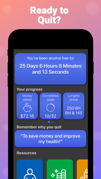 Emulate iPhone app Quit Drinking using MyAndroid Emulate iPhone app Quit Drinking using MyAndroid