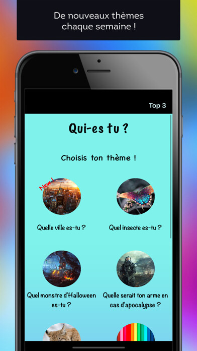 Emulate iPhone app Qui êtes-vous ? using MyAndroid Emulate iPhone app Qui êtes-vous ? using MyAndroid