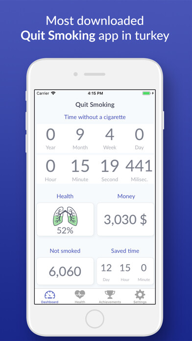 Emulate iPhone app Quit Smoking Get Healthy using MyAndroid Emulate iPhone app Quit Smoking Get Healthy using MyAndroid